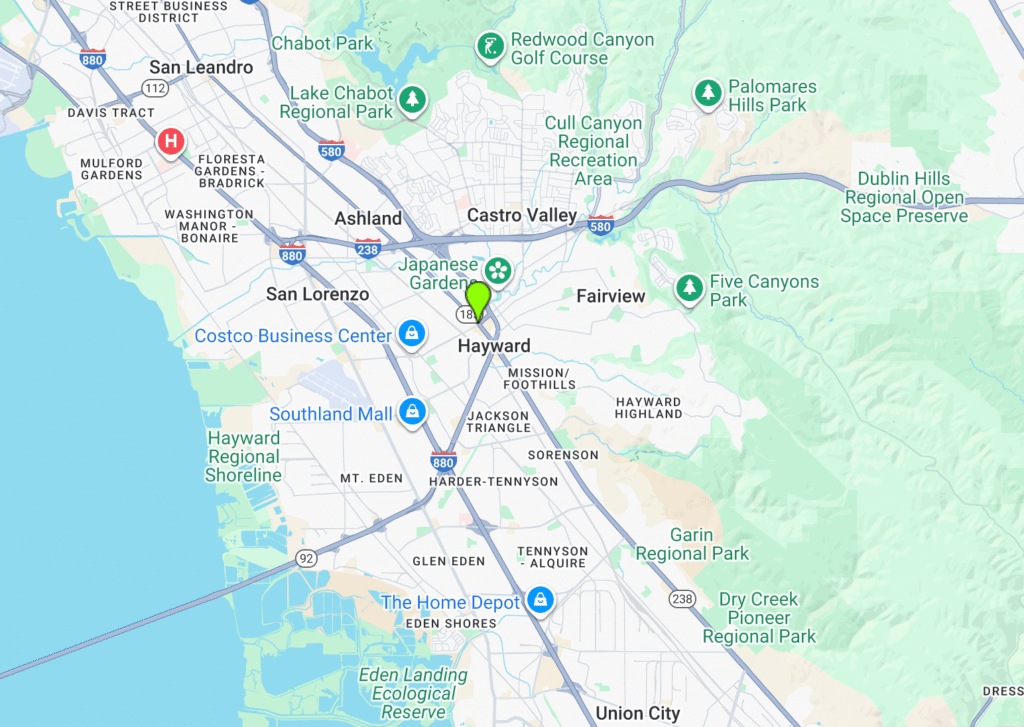 hayward locations